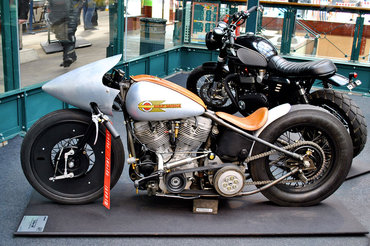 Harley-Davidson Panhead drag bike