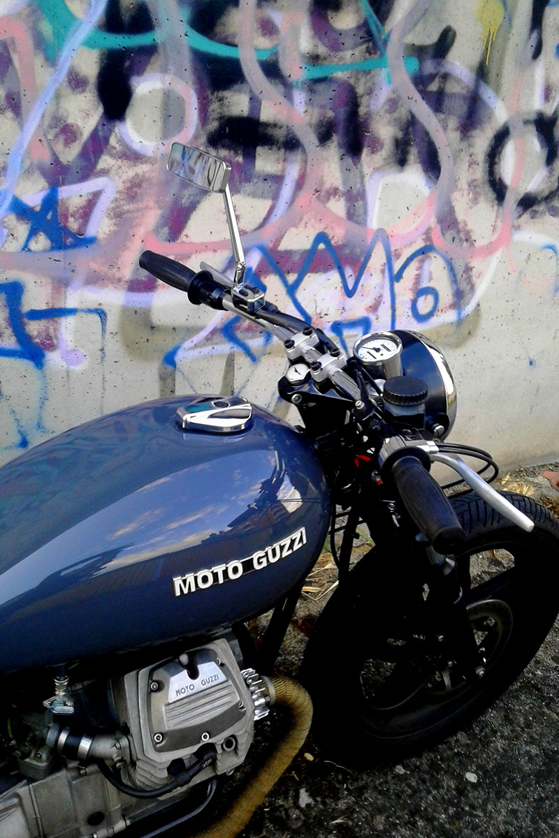 manubrio drag bar Moto Guzzi V35