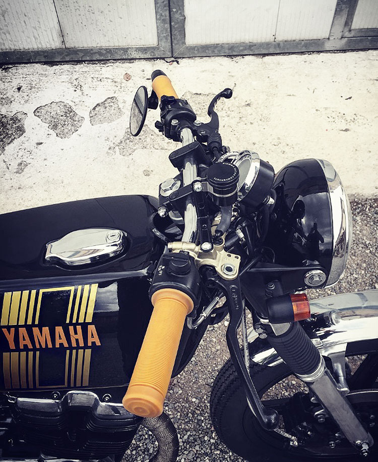 manubrio dritto bobber motorcycle