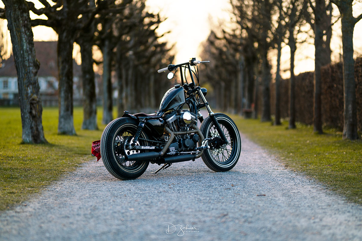 Harley-Davidson XLH Sportster 883 bobber bratstyle
