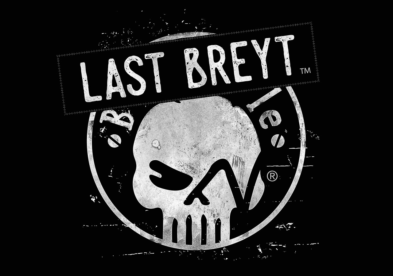 Last Breyt skull logo